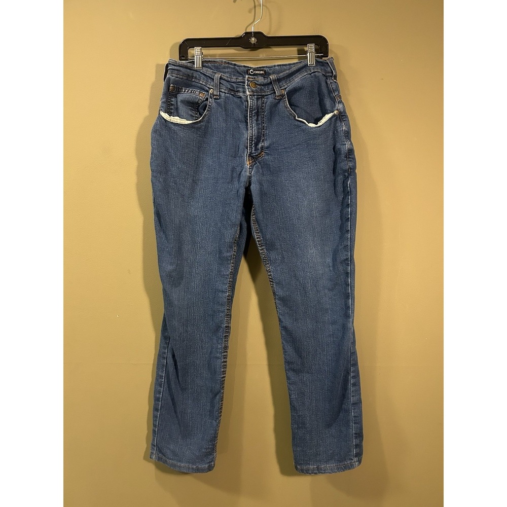 Origin Delta D68 Fighter Fit Denim Blue Jeans Mens Sz 32x27 Tapered Athletic USA